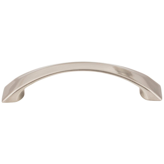 96 mm Center-to-Center Satin Nickel Pyramid Cairo Cabinet Pull