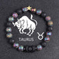 European and American Zodiac Twelve Constellation Bracelet - Beaded Design
