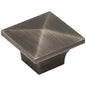 1-1/4" Overall Length Satin Nickel Pyramid Cairo Cabinet Knob