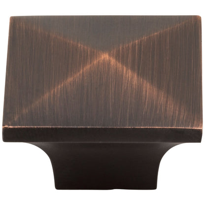 1-1/4" Overall Length Satin Nickel Pyramid Cairo Cabinet Knob