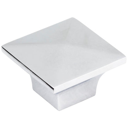 1-1/4" Overall Length Satin Nickel Pyramid Cairo Cabinet Knob