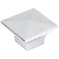1-1/4" Overall Length Satin Nickel Pyramid Cairo Cabinet Knob