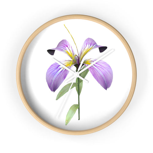 Purple Flower Wall clock