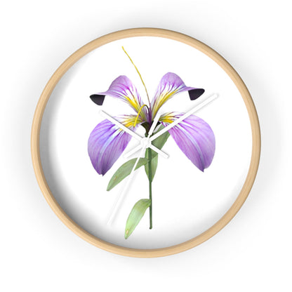 Purple Flower Wall clock