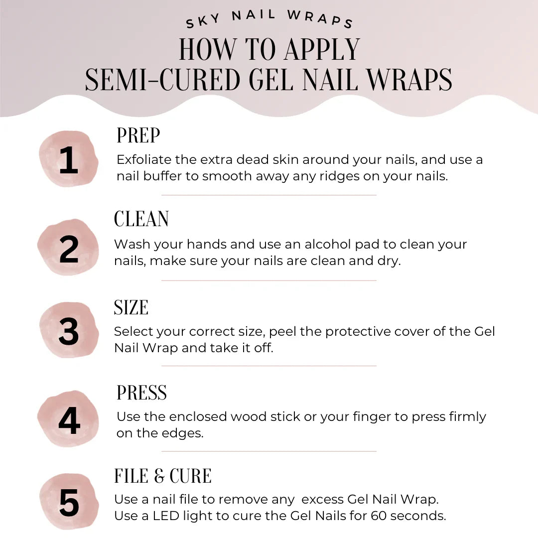 Cady Basic Gel Nail Wrap