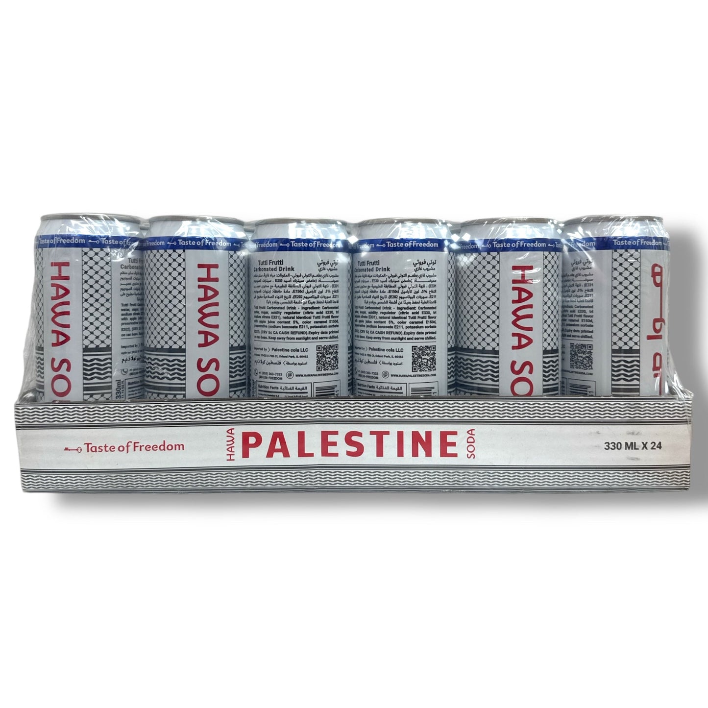 Hawa Soda Tutti Frutti Flavored Carbonated Drink 24 Wholesale Price - Refreshing Taste!