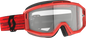 SCOTT Split OTG Goggles - Dark Red - Clear Works 285537-0084113