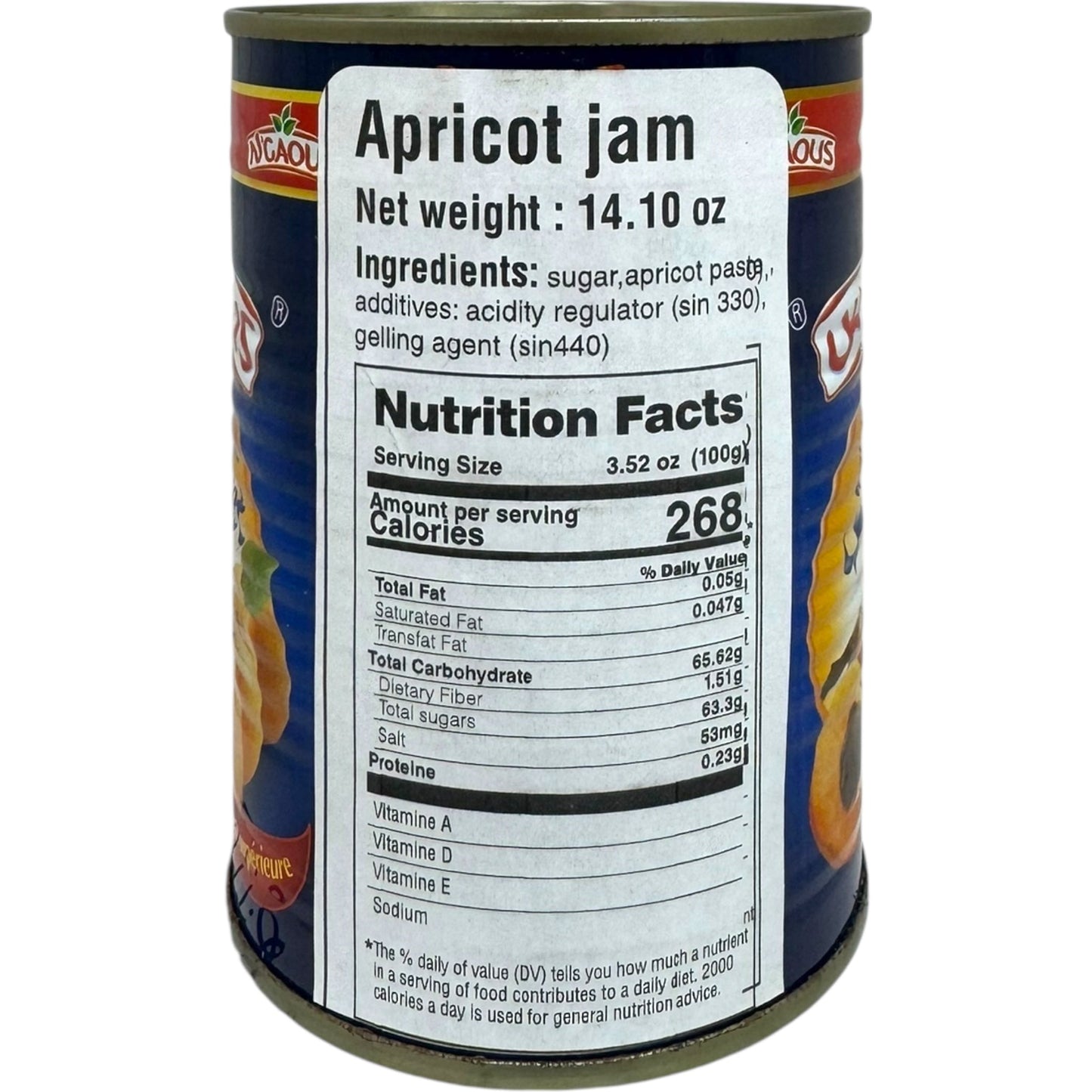 Algerian Apricot Jam - Authentic Handcrafted Recipe from ALBASHA Store, 10oz Jar