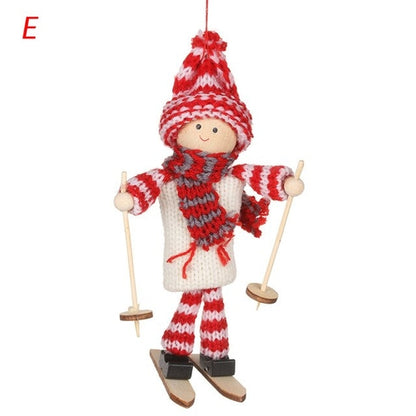 5Styles Cute Angel Doll Girl Ski Pendant Christmas