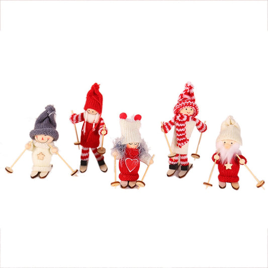 5Styles Cute Angel Doll Girl Ski Pendant Christmas