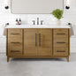 Eviva Graham Bath Vanity with Engineered Stone Top and Integrated Sink (30"-72")