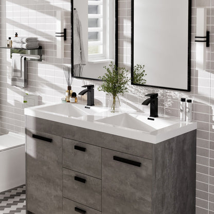 Eviva Lugano Bath Vanity with Acrylic Top and Integrated Sink (24"-84")