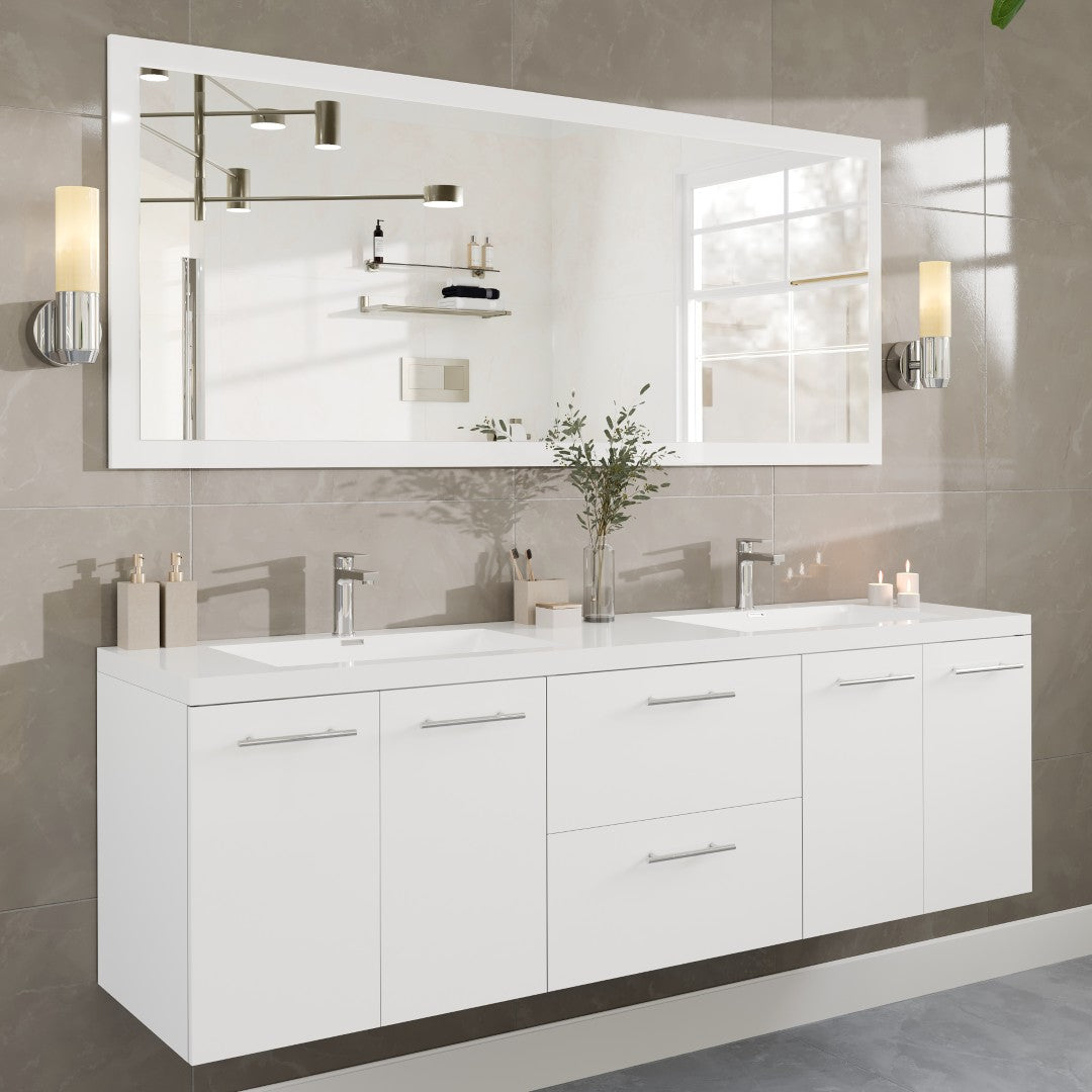 Eviva Sun Wooden Framed Mirror