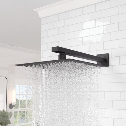Eviva Edge Shower System with Slide Bar Hand-Shower and Thermostatic Valve