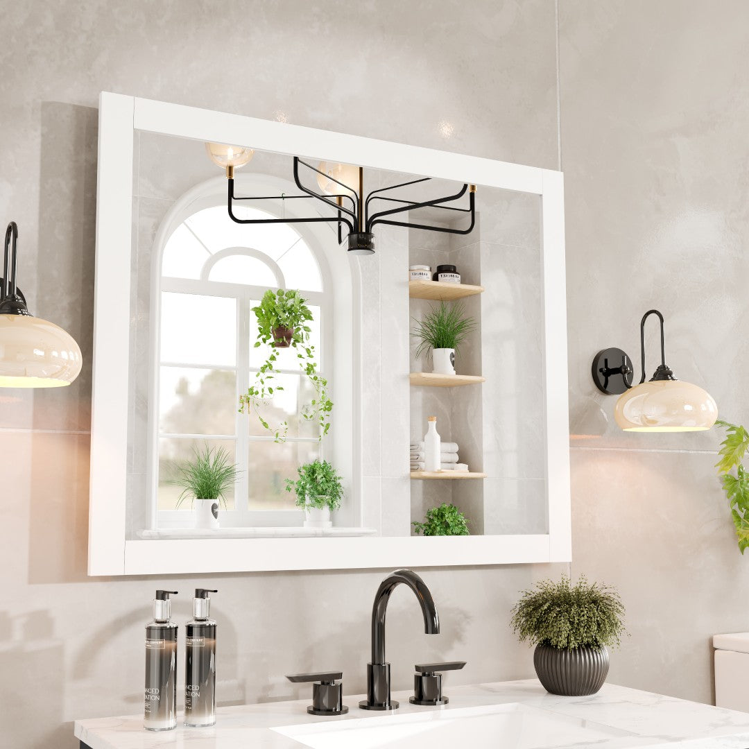 Eviva New York Wooden Framed Mirror