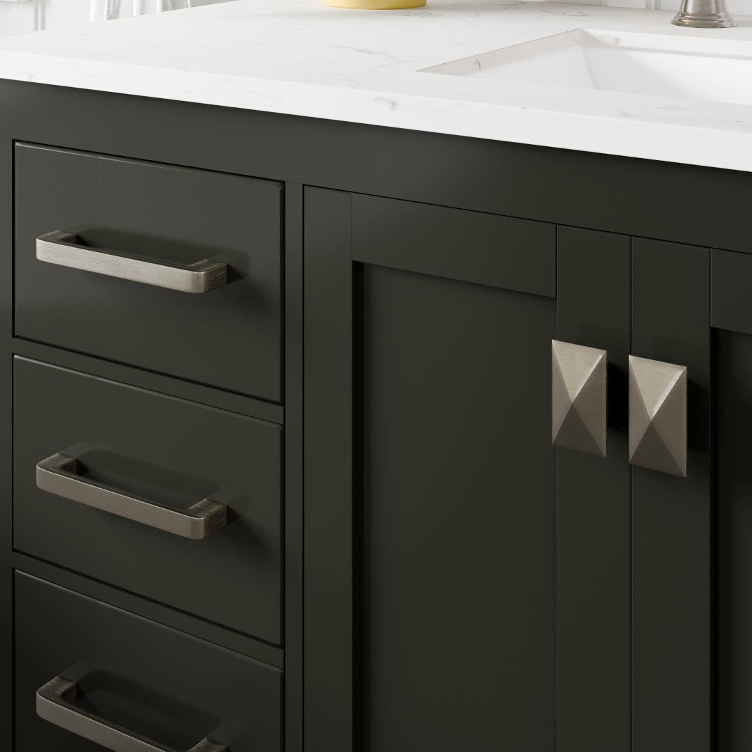 Eviva Aberdeen Bath Vanity with Counter Top and Undermount Porcelain Sink (24"-96")
