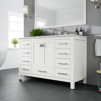 Eviva Aberdeen Bath Vanity with Counter Top and Undermount Porcelain Sink (24"-96")