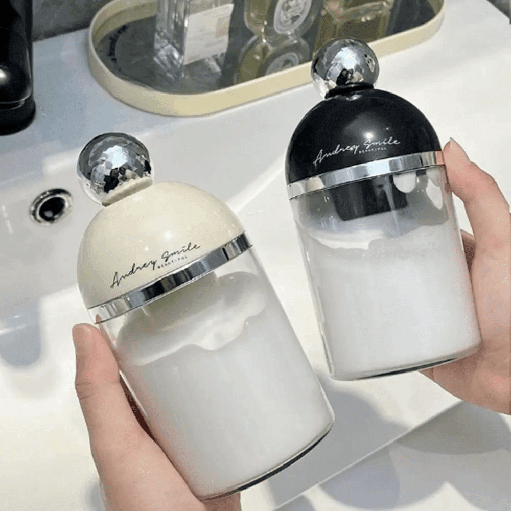 Automatic Foaming Face Cleanser Dispenser – Mini Electric Facial Foam Maker with Large Capacity for Bathroom or Vanity Use