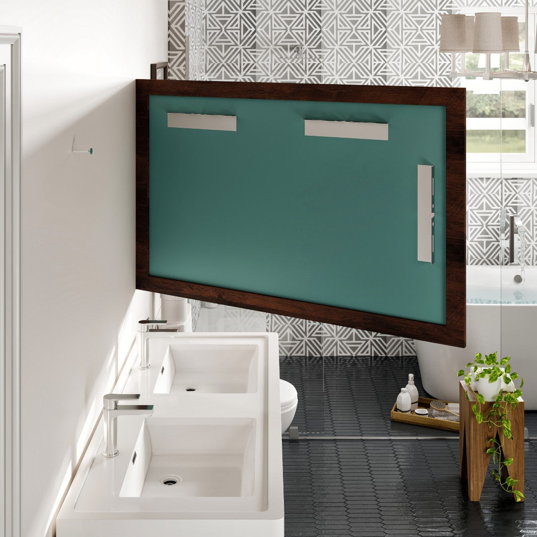 Eviva Sun Wooden Framed Mirror