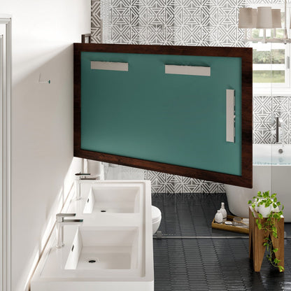 Eviva Sun Wooden Framed Mirror