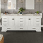 Eviva Storehouse Bath Vanity with  Counter Top and Undermount Porcelain Sinks