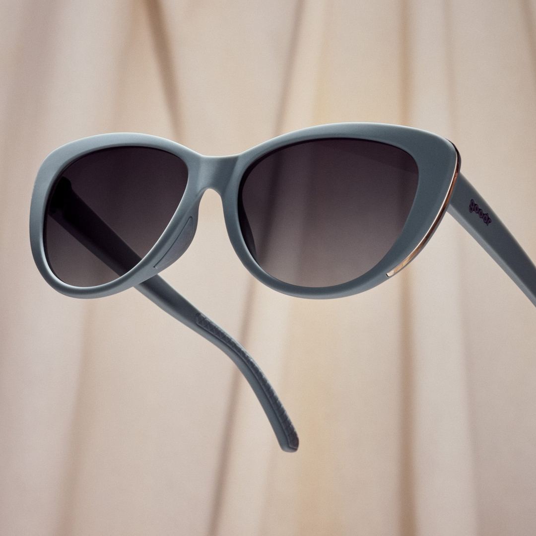 "Not Gray, Diet Black" Glam G Polarized Sunglasses