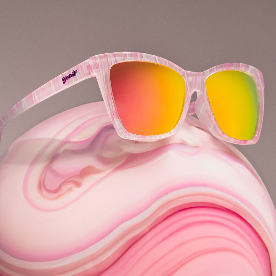 "Living In A Material Swirl" Polarized Pop G Sunglasses