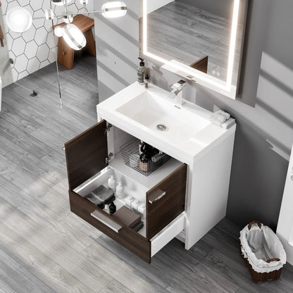 Eviva Grace Bath Vanity with Acrylic Top and Integrated Sink (24"-48")