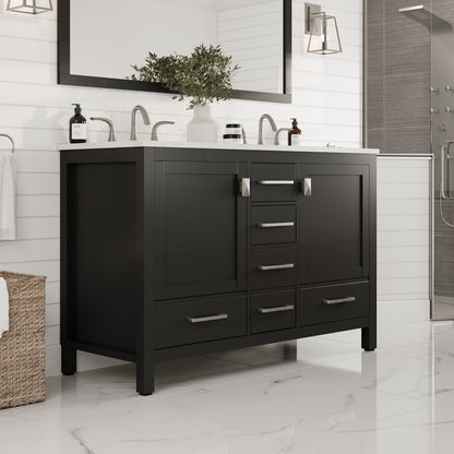 Eviva Aberdeen Bath Vanity with Counter Top and Undermount Porcelain Sink (24"-96")