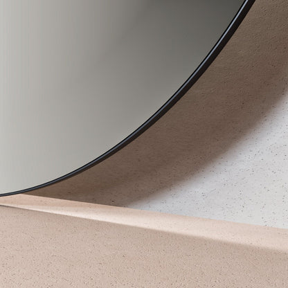 EVIVA Round 36 Inch Frameless Mirror with Bevel Edge