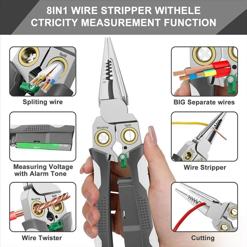PowerPro 8-in-1 Wire Master – Strip, Cut, Test, & More!