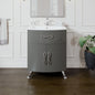 Eviva Lina Bath Vanity with Porcelain Top and Integrated Sink