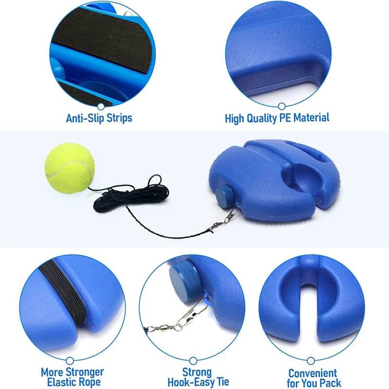 Tennis Trainer Rebound Ball for Solo Practice Indoor & Outdoor