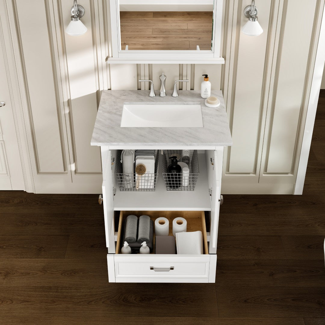 Eviva Britney Transitional Bathroom Vanity (24"-30")