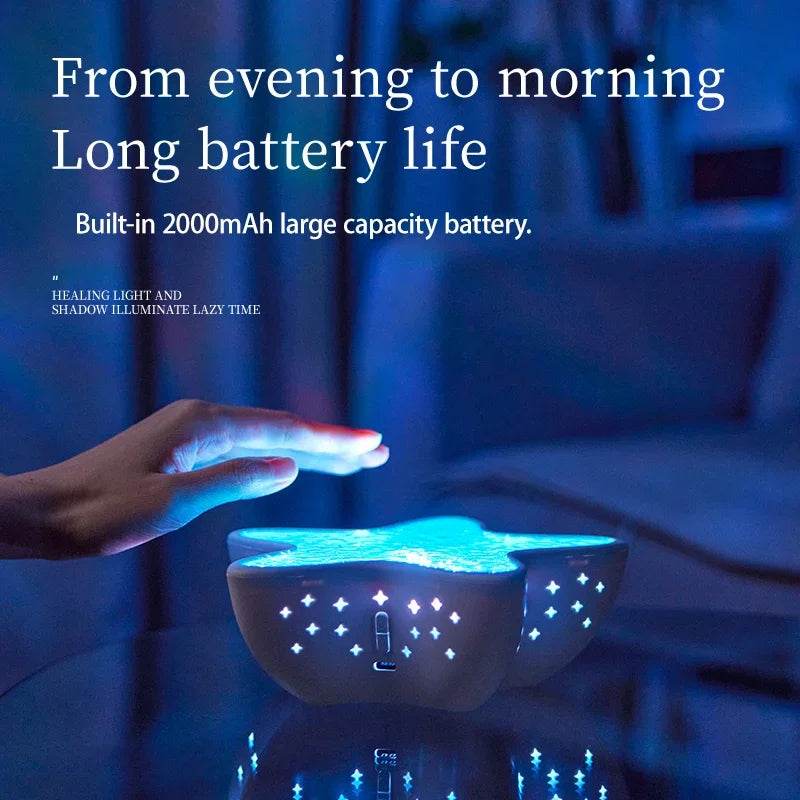 Starry Glow: Starfish LED Projector Lamp