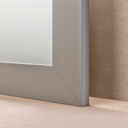 Eviva Acclaim 60" x 30" Rectangular Blue Wooden Framed Mirror