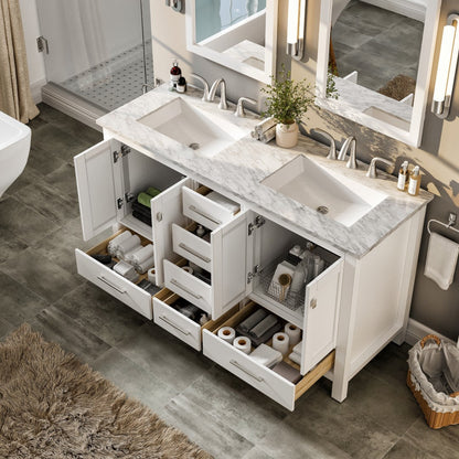 Eviva Aberdeen Transitional Bathroom Vanity (24"-72")