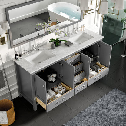 Eviva Aberdeen Transitional Bathroom Vanity (24"-72")