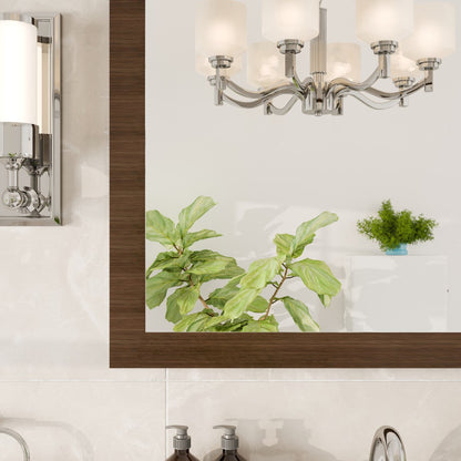 Eviva Sun Wooden Framed Mirror