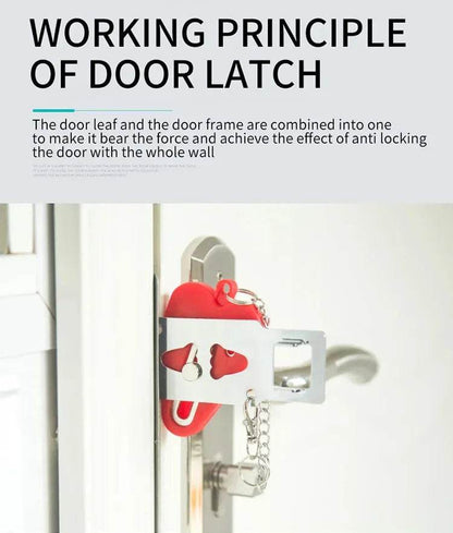 Portable Door Lock Travel Lock Anti-Theft Hotel Lock