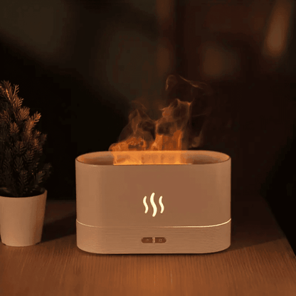 Simulated Flame Aroma Diffuser & Ultrasonic Cool Mist Maker
