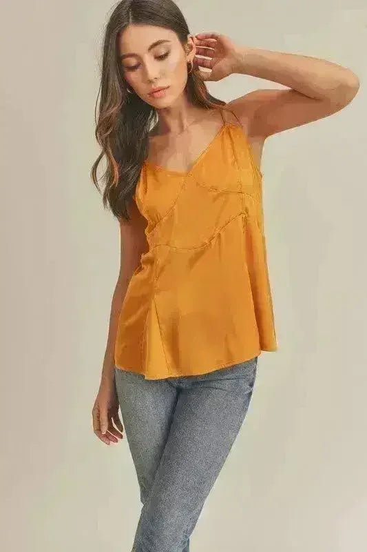 Aemi + Co Tie Back V-Neck Cami