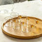 Sleek Set of 6 HeatResistant Glass Cups 100ml