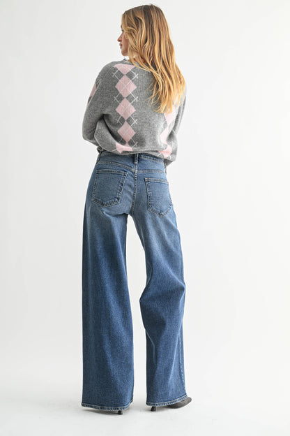 The Jolie Vintage High-Rise Wide Leg Jeans