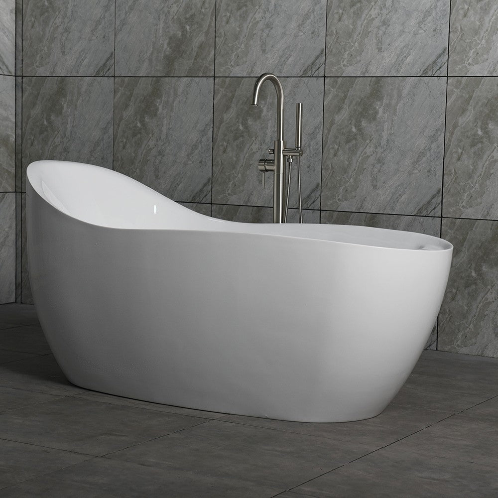 WOODBRIDGE B-0033 Deluxe Air Bubble Free Standing Bathtub