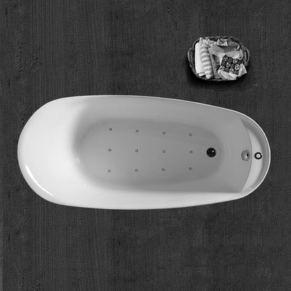 WOODBRIDGE B-0033 Deluxe Air Bubble Free Standing Bathtub