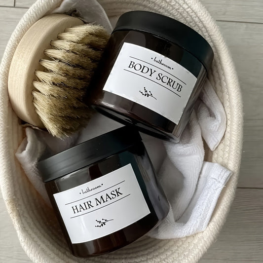 Elegant 300ml Bathroom Jar Set Store Bath Essentials with Style