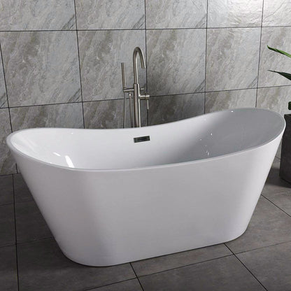 WOODBRIDGE 67" Acrylic Freestanding Bathtub Contemporary Soaking Tub