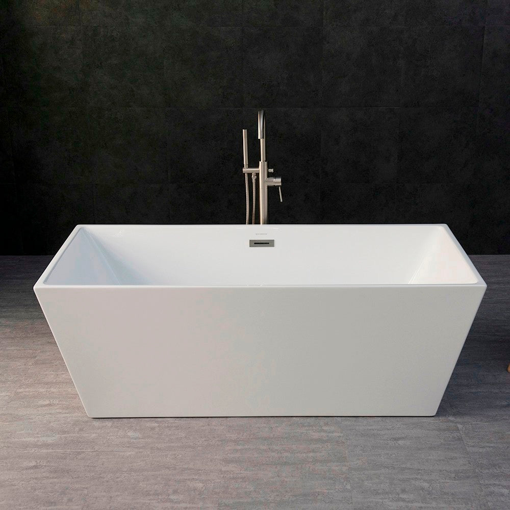 WOODBRIDGE 67" Acrylic Freestanding Bathtub Contemporary Soaking Tub