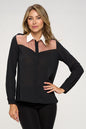 Long Sleeve Sheer Panel Collared Blouse | Apparel | Kitchen + Metal